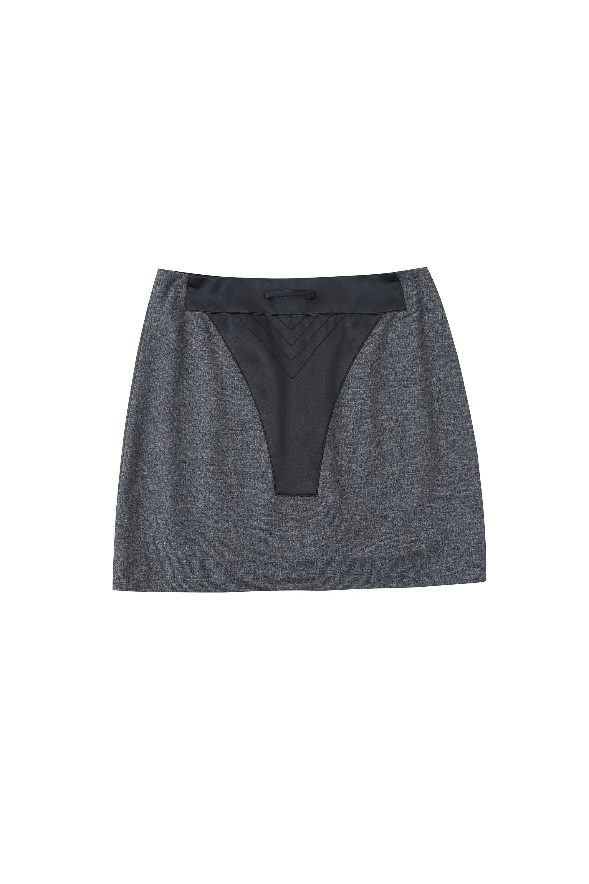 Career Woman Mini Skirt Gray sold by Fashion Brand Company product image thumbnail 5
