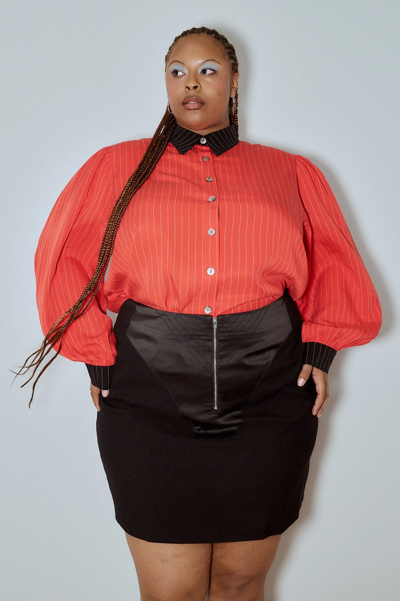 Career Woman Mini Skirt Black sold by Fashion Brand Company