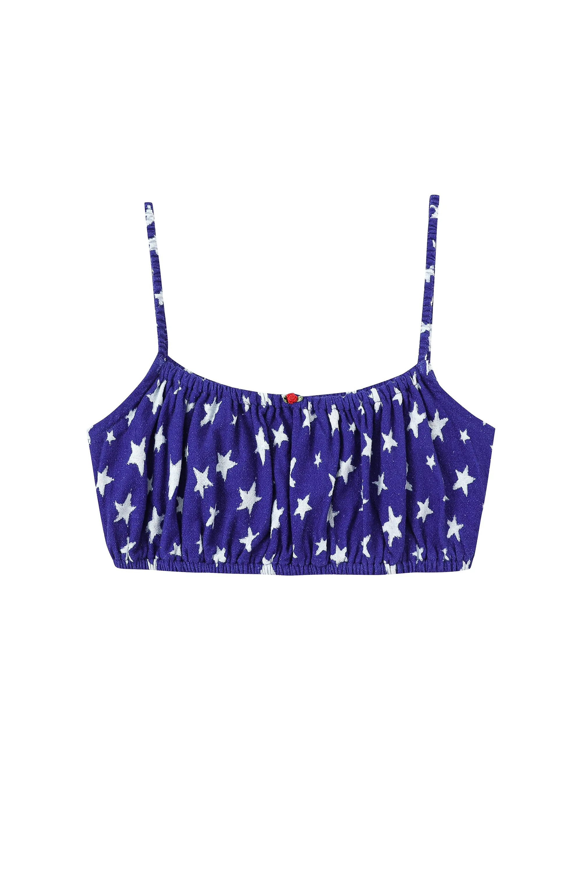 Soft Linen Strappy Bra Top Americana sold by Fashion Brand Company