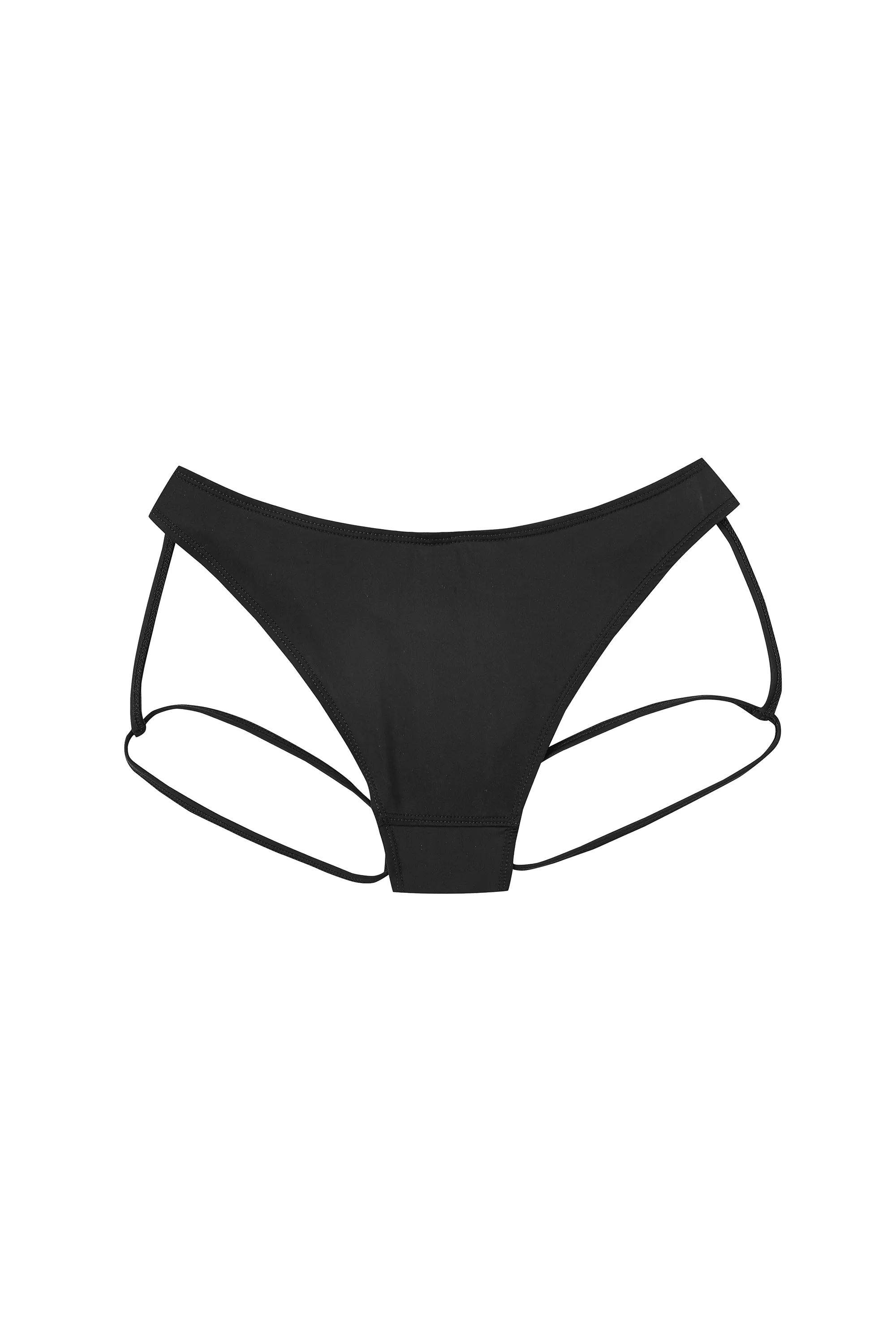 Low Rise Garter Bikini Bottom Black sold by Fashion Brand Company product image thumbnail 4