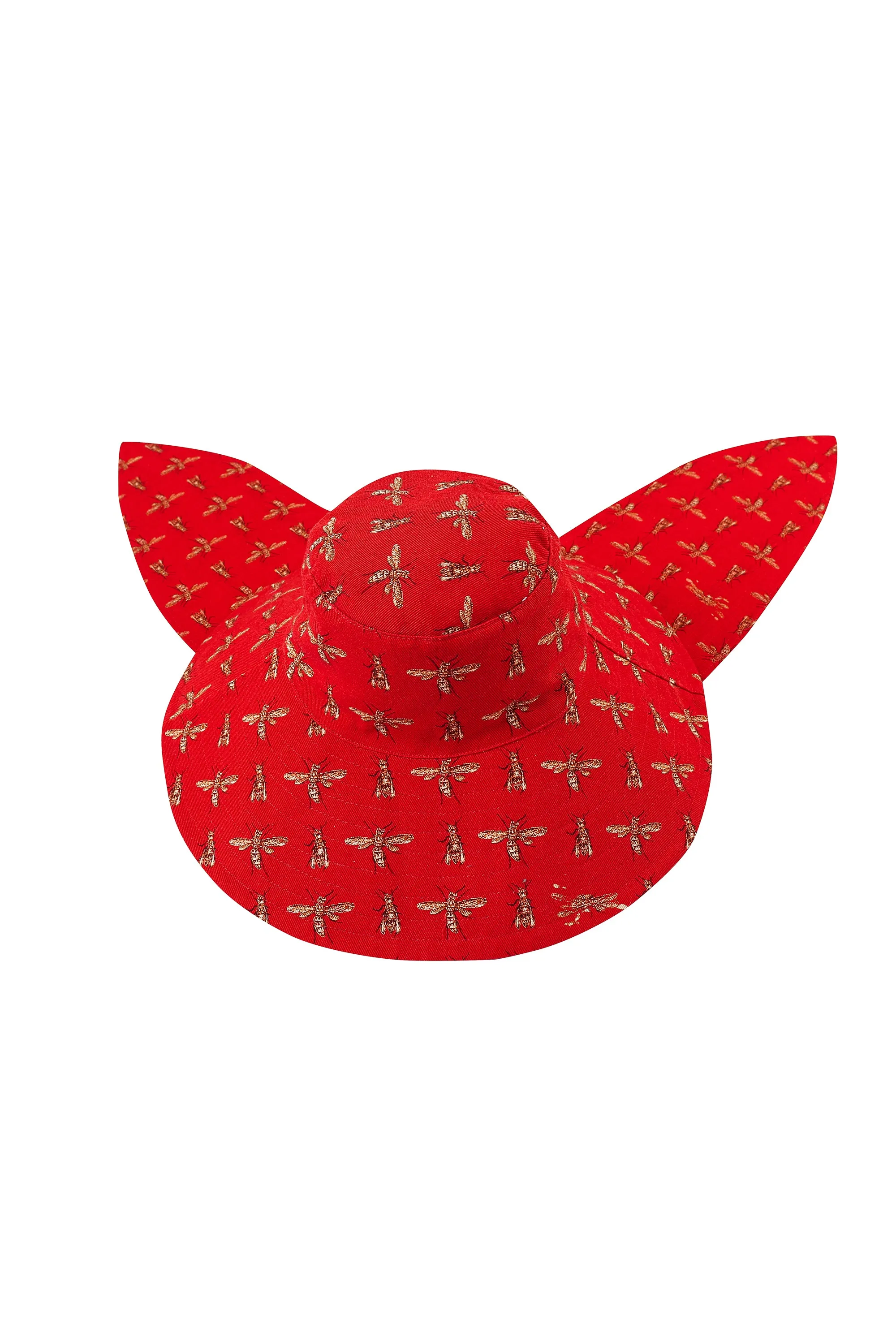 Cotton Beach Hat Red Bug sold by Fashion Brand Company product image thumbnail 4