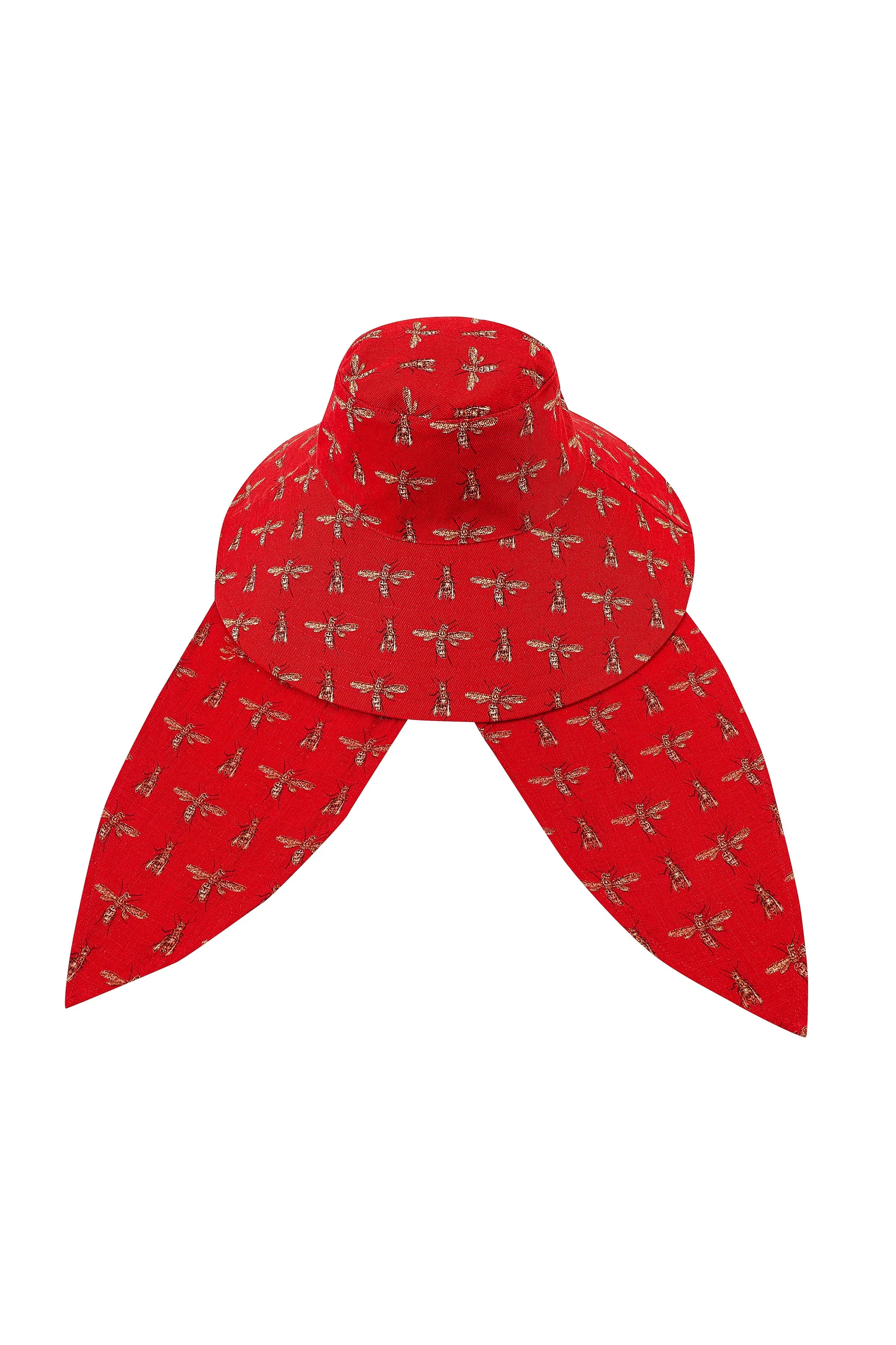 Cotton Beach Hat Red Bug sold by Fashion Brand Company product image thumbnail 2