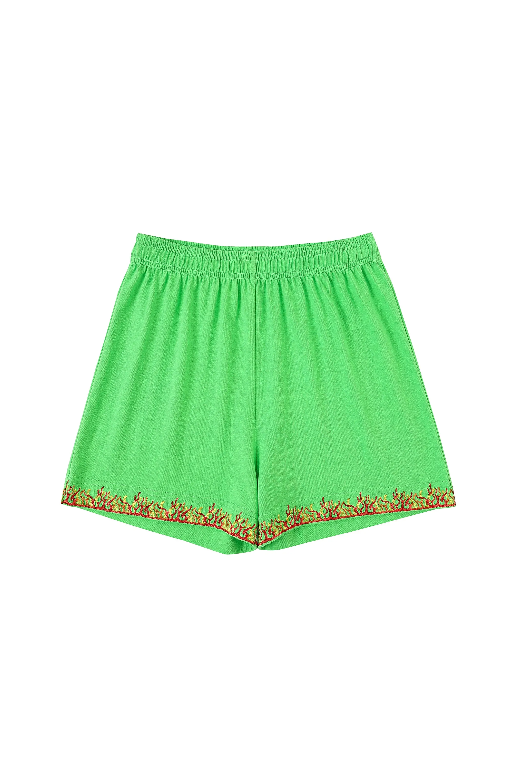 Flaming Cotton Shorts Lime sold by Fashion Brand Company product image thumbnail 3