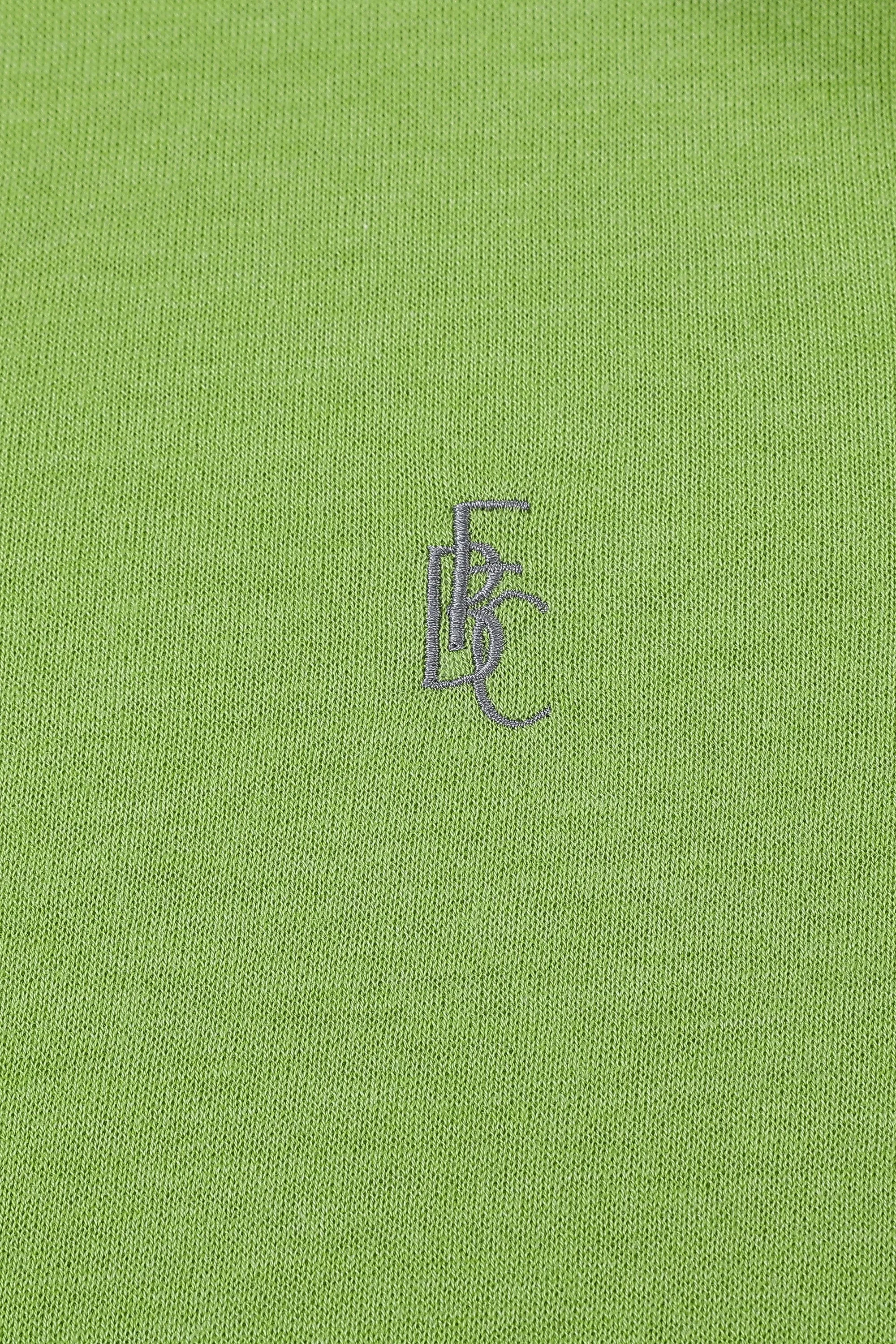 Unisex Wool Blend Varsity Polo Lime Green sold by Fashion Brand Company product image thumbnail 3