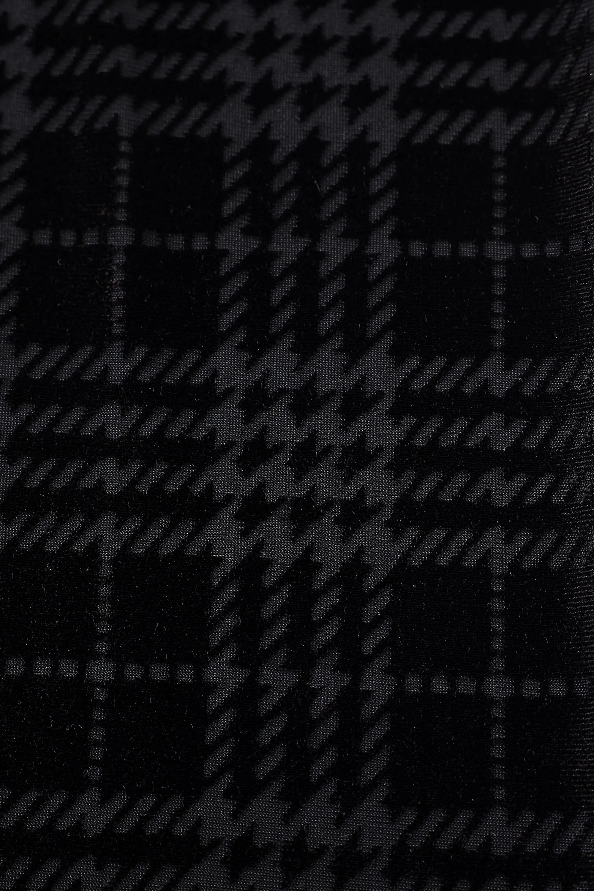 Mesh Plaid Scrunch Pants Black sold by Fashion Brand Company product image thumbnail 2