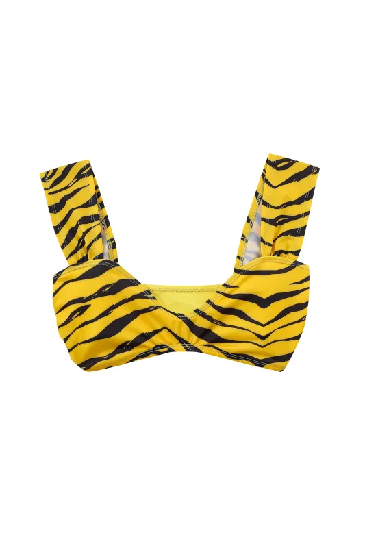 Sweetheart Swim Top Tiger Stripe made by Fashion Brand Company