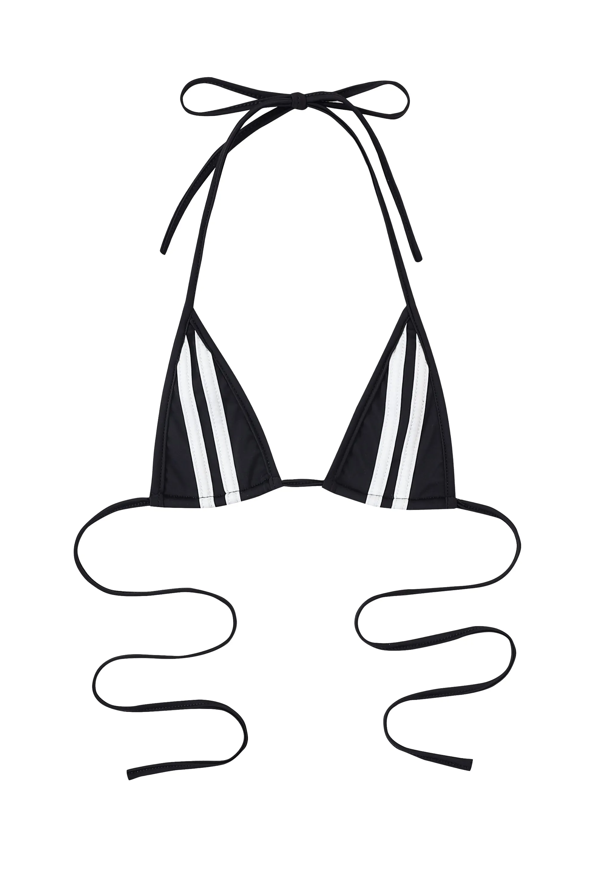 Skimpy Triangle Bikini Top Sporty Black sold by Fashion Brand Company