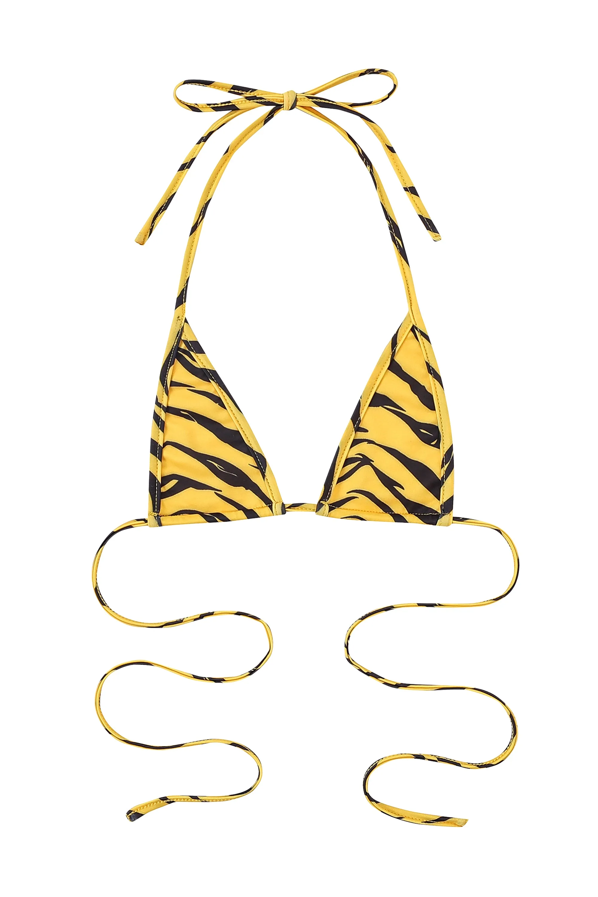Skimpy Triangle Bikini Top Tiger Stripe sold by Fashion Brand Company