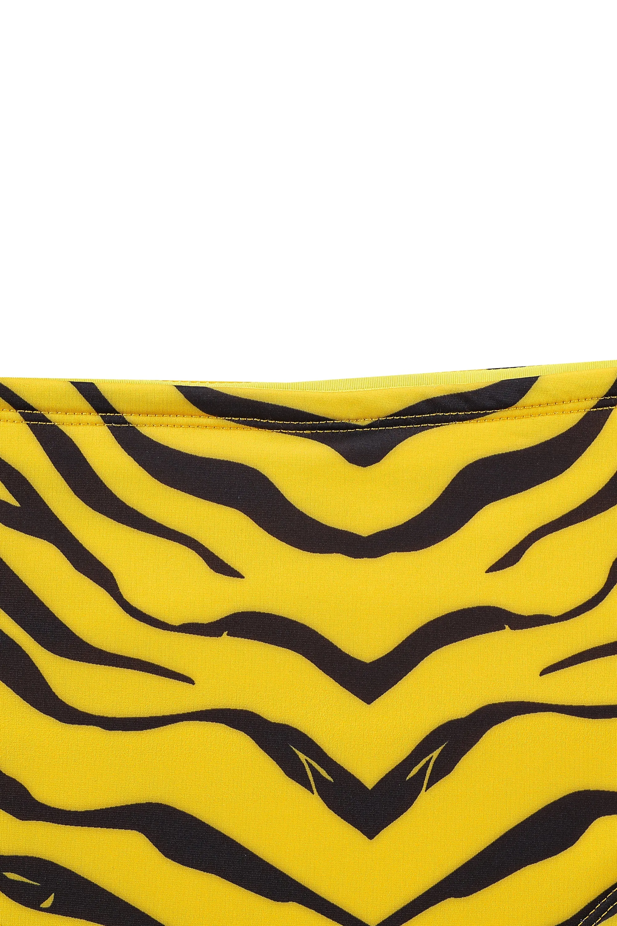 High Waist Bikini Bottom Tiger Stripe sold by Fashion Brand Company product image thumbnail 2