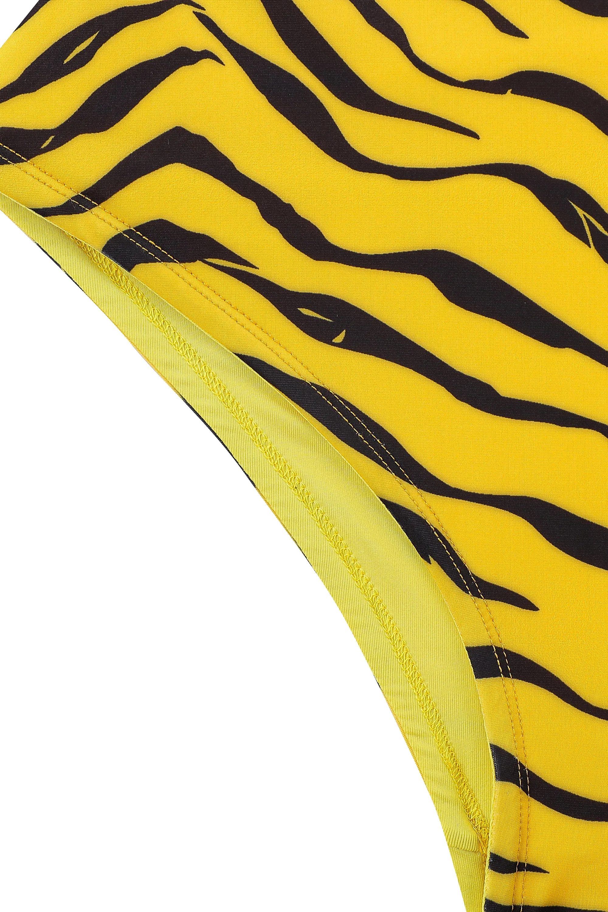 High Waist Bikini Bottom Tiger Stripe sold by Fashion Brand Company product image thumbnail 3