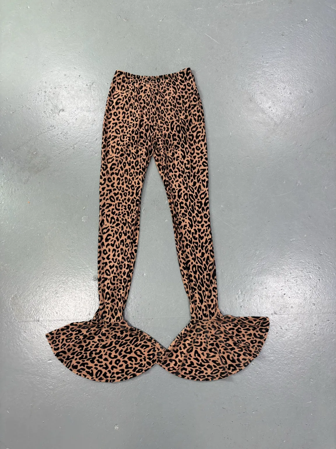 SAMPLE #314 - XS/S New Jersey Mesh Flutter Pants - Leopard sold by Fashion Brand Company product image thumbnail 2