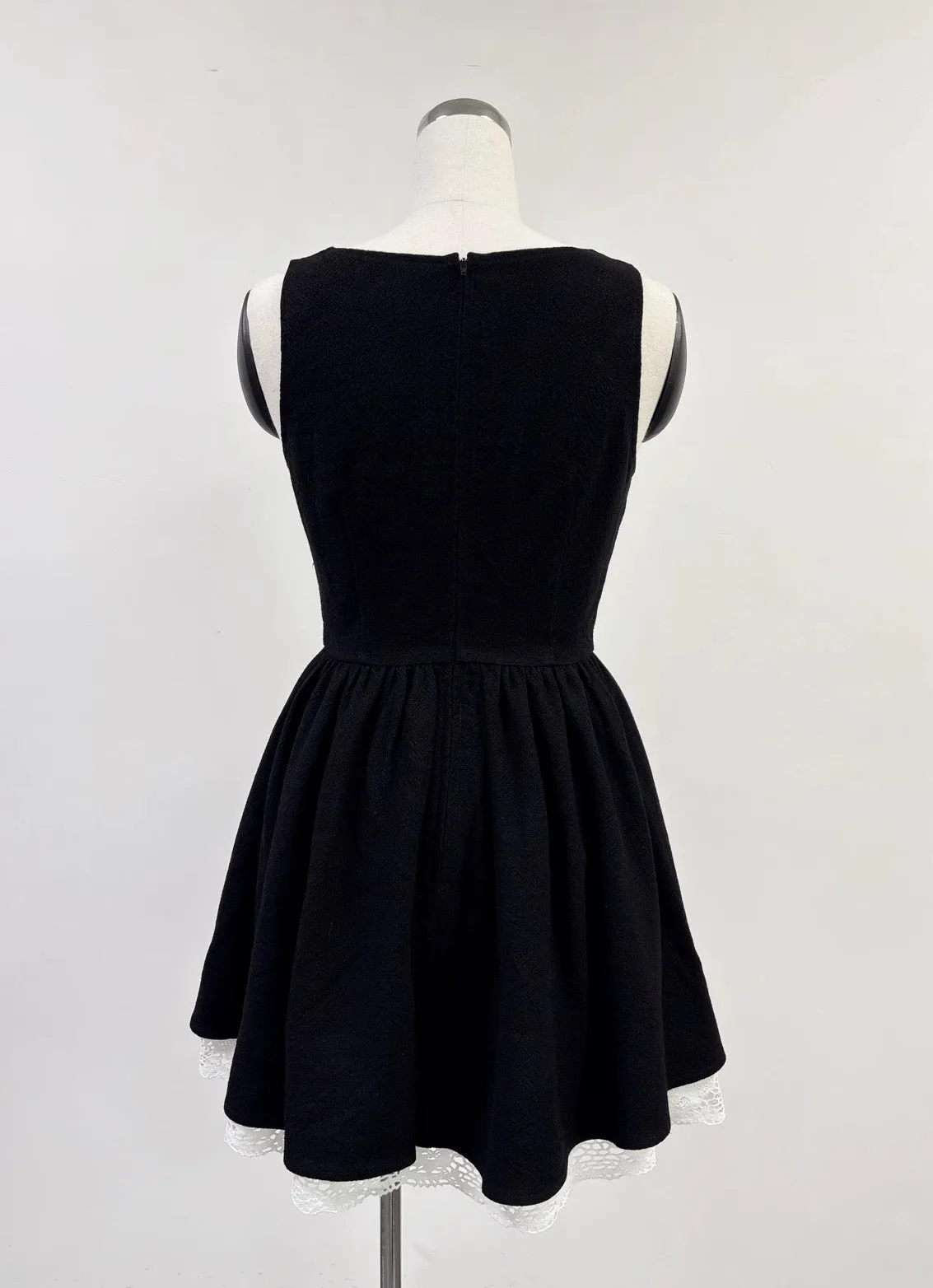 SAMPLE #378 - S Thick Linen Farm Chores Dress - Black sold by Fashion Brand Company product image thumbnail 2