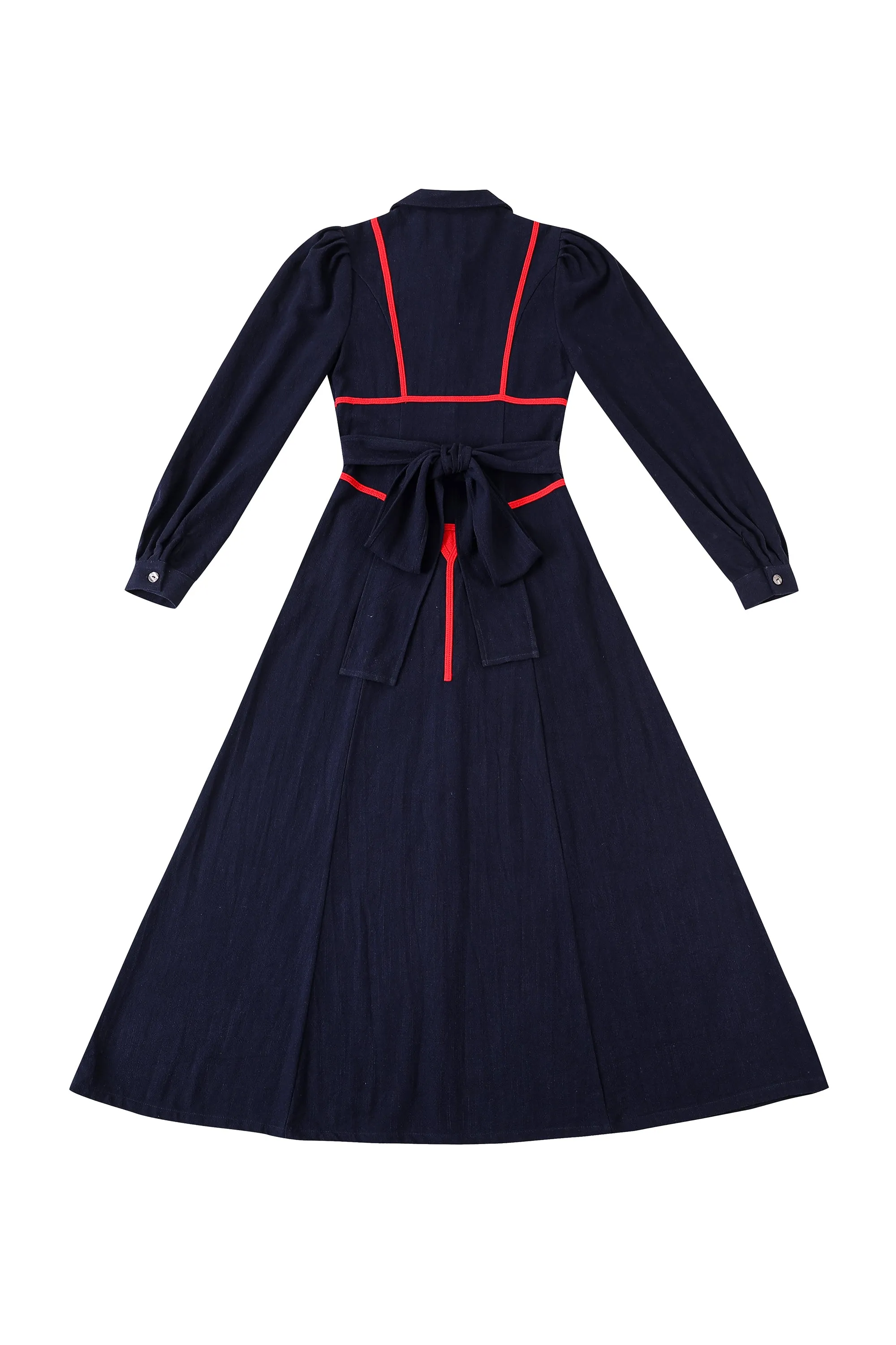 Bikini Bod FLDS Dress Soft Linen Black/Red sold by Fashion Brand Company product image thumbnail 5