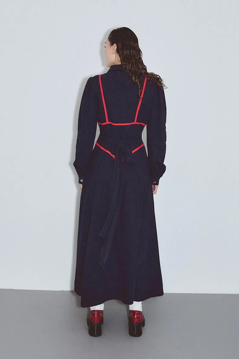 Bikini Bod FLDS Dress Soft Linen Black/Red sold by Fashion Brand Company product image thumbnail 4