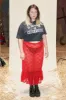 Red Rose Lace Rosette Skirt sold by Fashion Brand Company