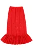 Red Rose Lace Rosette Skirt sold by Fashion Brand Company