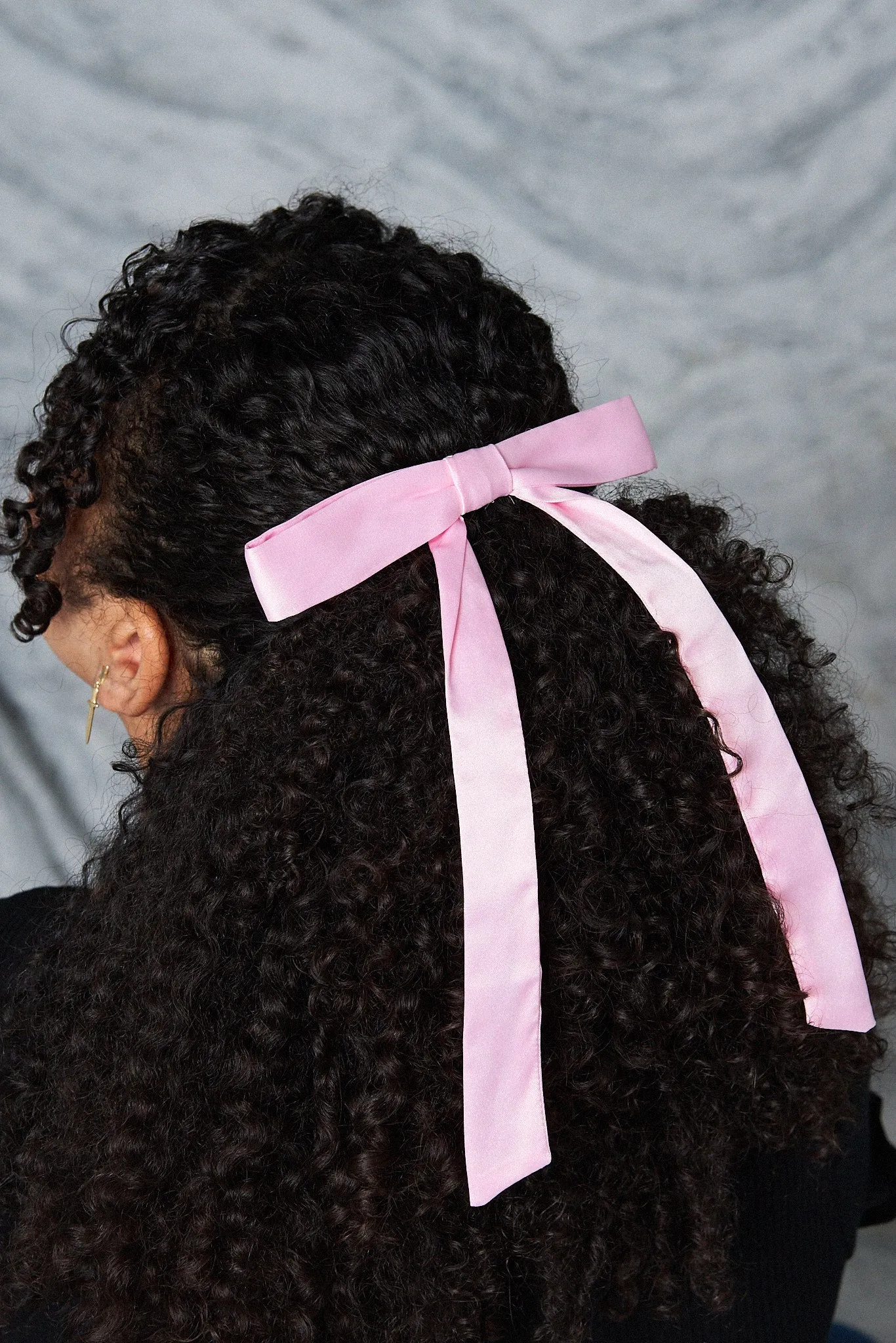 Pink Ribbon Hair Clip sold by Fashion Brand Company product image thumbnail 2