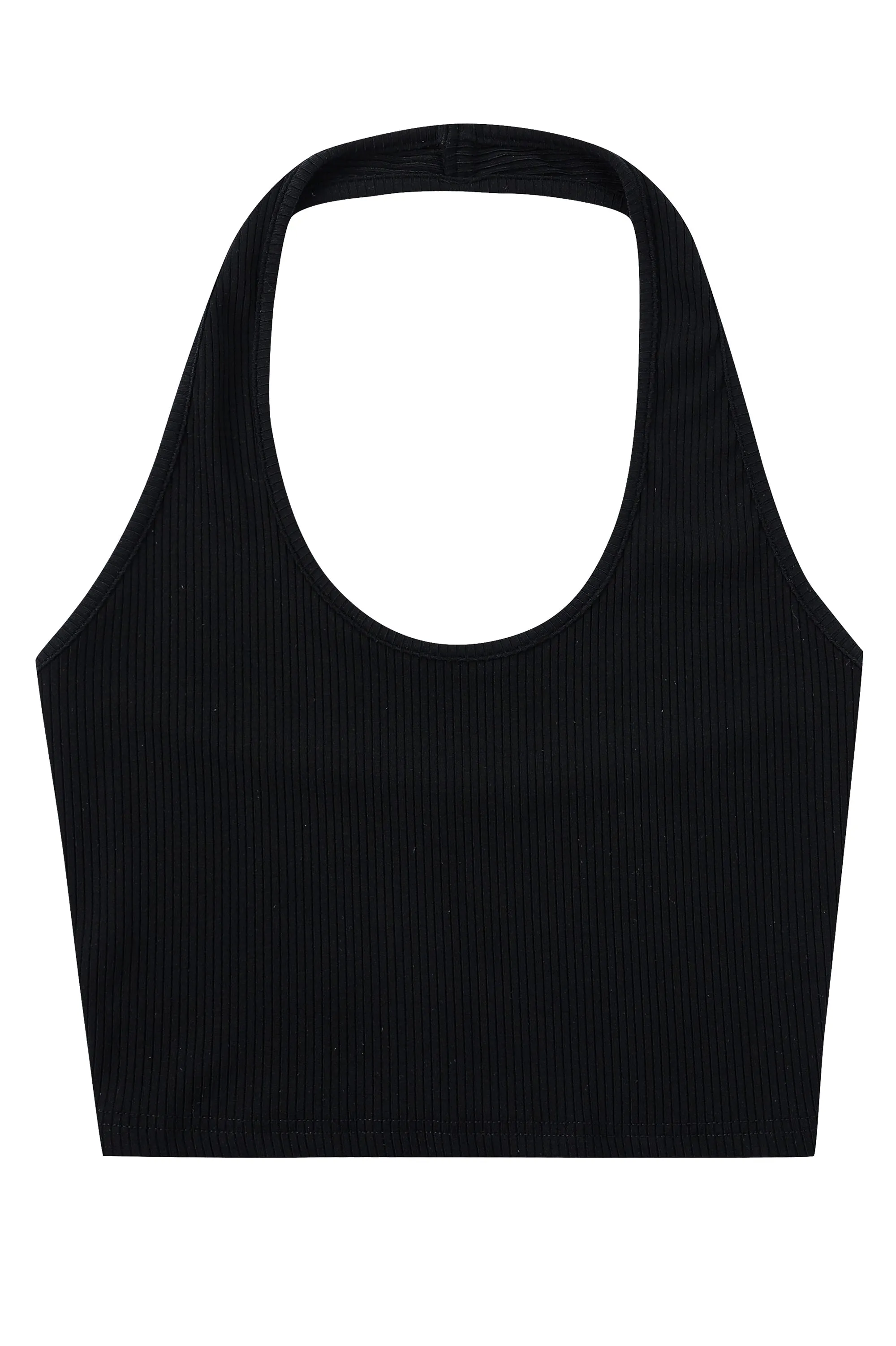 Tencel Rib Halter Top Black sold by Fashion Brand Company product image thumbnail 5