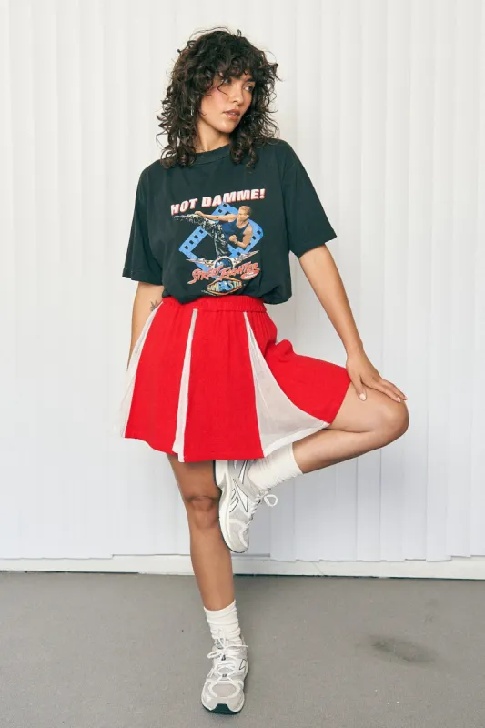 Cheer Skirt Soft Linen and Sheer Silk sold by Fashion Brand Company