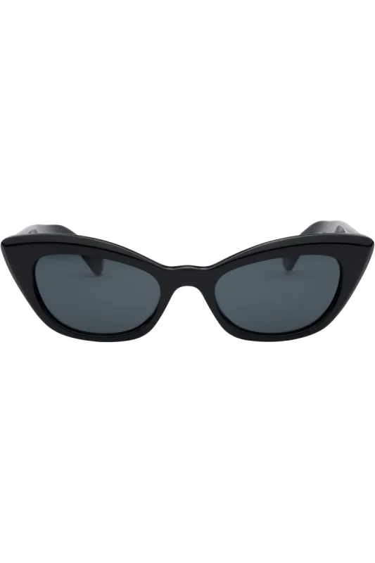 Sneaky Spy Cat Eye Sunglasses Black sold by Fashion Brand Company