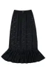 Black Rose Lace Rosette Skirt sold by Fashion Brand Company