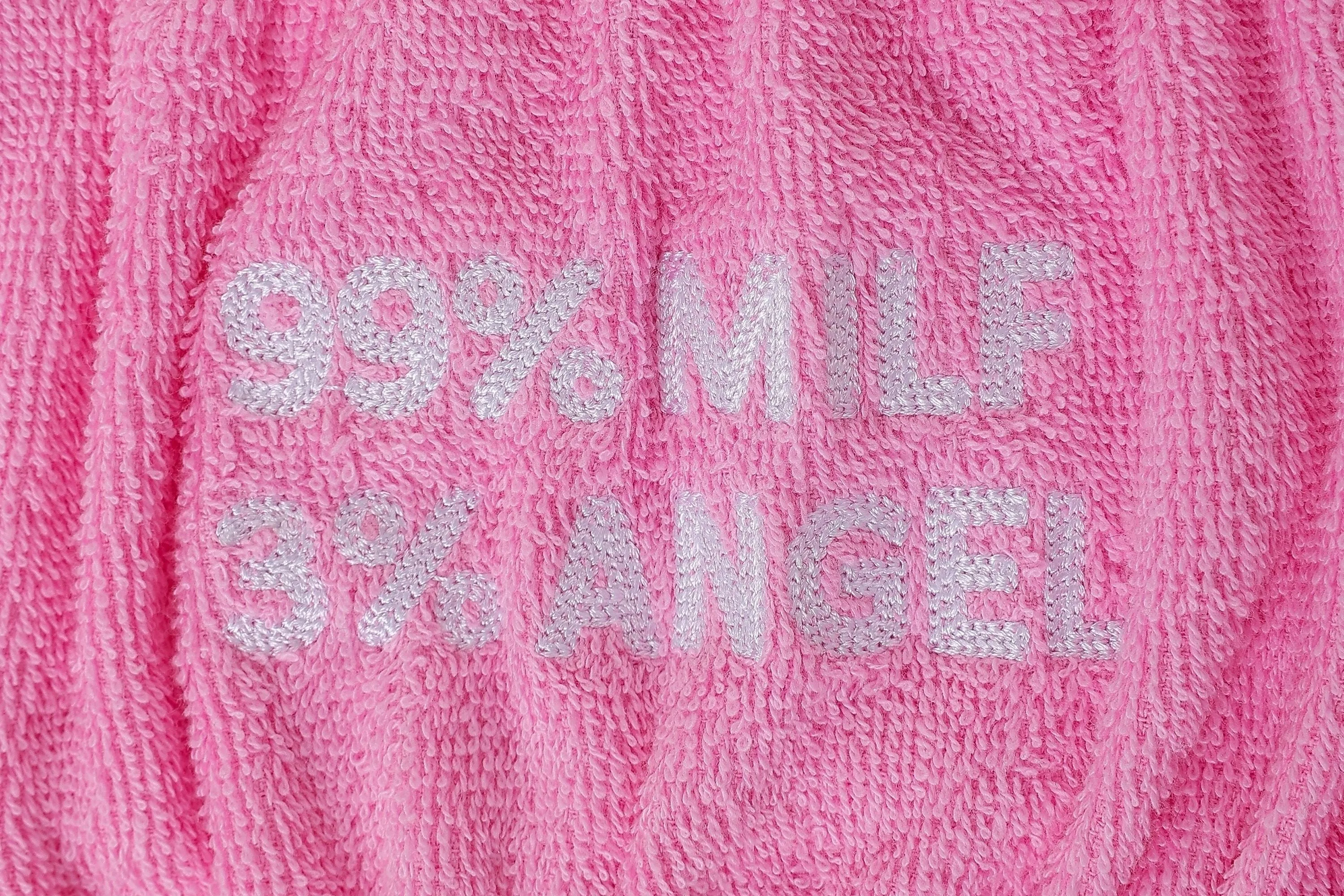 99% MILF Terry Tube Top Pink sold by Fashion Brand Company product image thumbnail 2