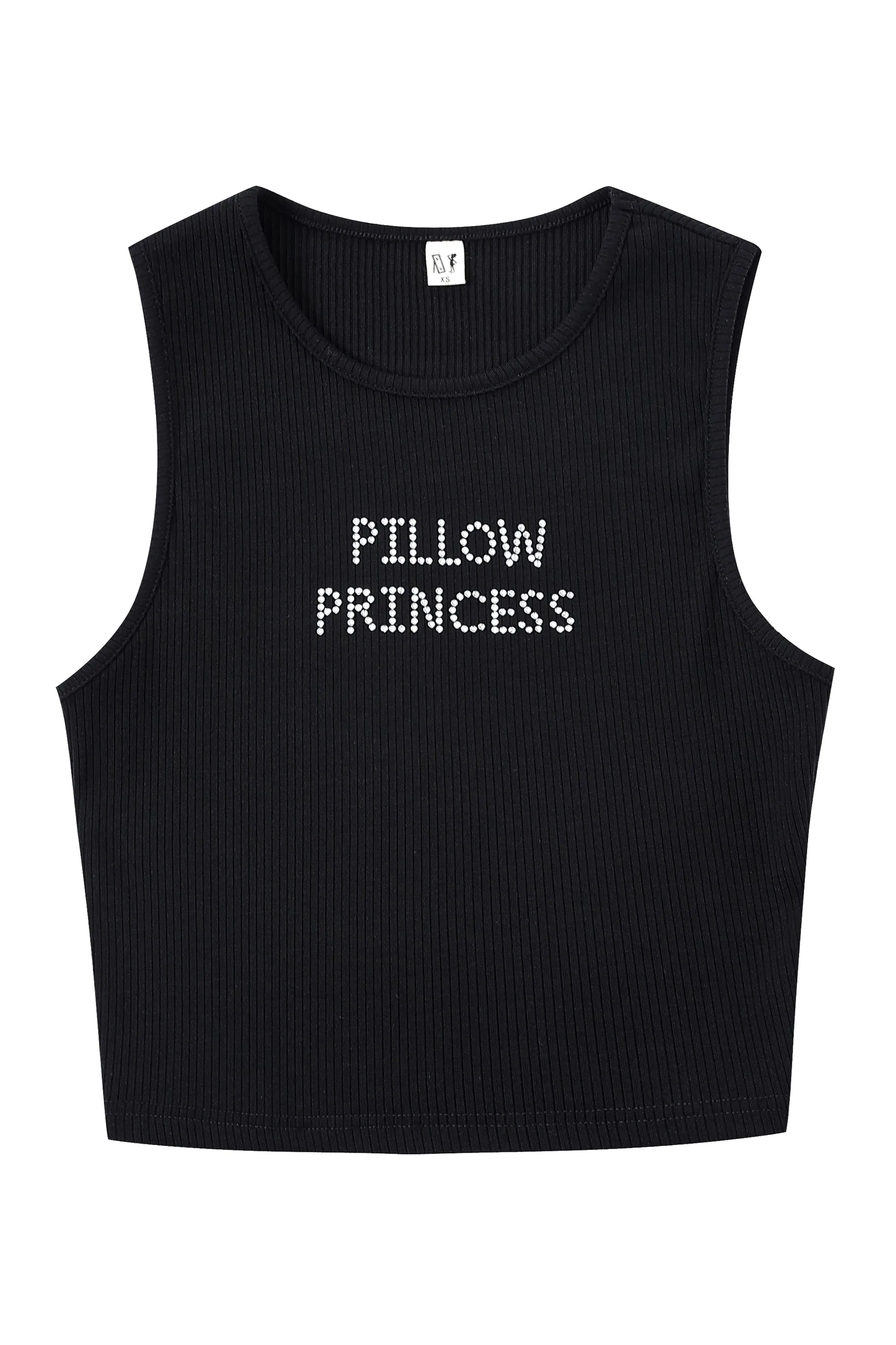 PILLOW PRINCESS Tencel Rib Crop Tank sold by Fashion Brand Company