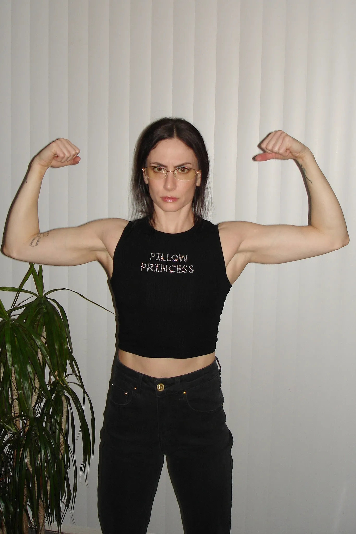 PILLOW PRINCESS Tencel Rib Crop Tank sold by Fashion Brand Company product image thumbnail 2