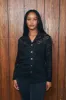 Black Lace Loose Button Down sold by Fashion Brand Company