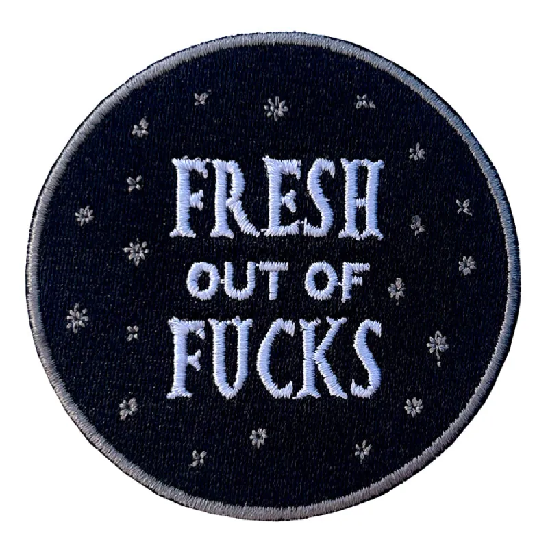 Fresh Out Of Fucks Patch sold by Forest Ink
