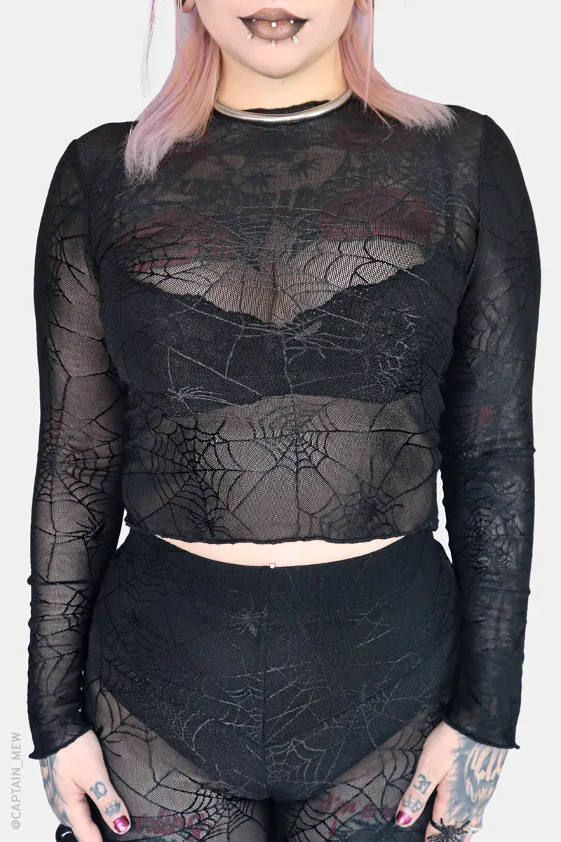 Spinnerette Long Sleeve Top sold by Forest Ink product image thumbnail 5