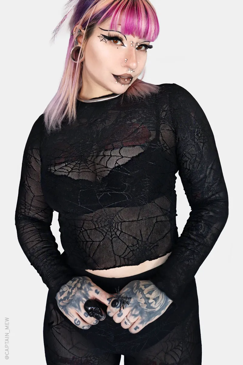 Spinnerette Long Sleeve Top sold by Forest Ink product image thumbnail 2