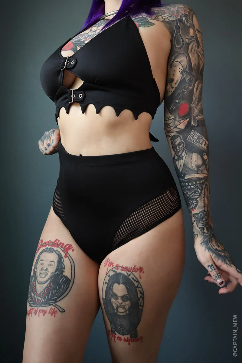 High Waisted Fishnet Bikini Bottoms sold by Forest Ink product image thumbnail 2