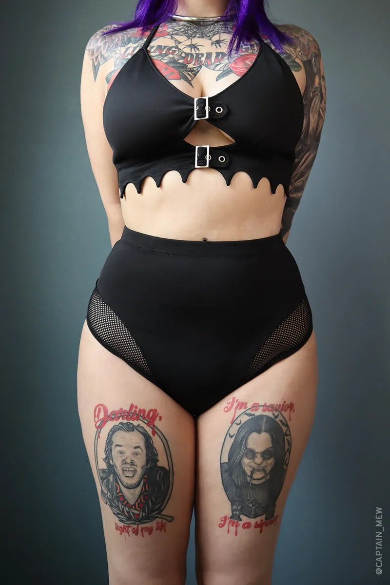 High Waisted Fishnet Bikini Bottoms sold by Forest Ink product image thumbnail 3