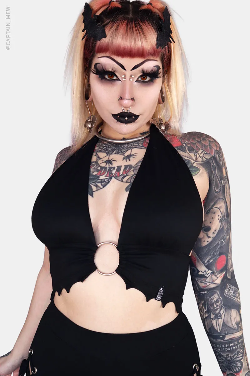 Draculas Daughter O-Ring Halter Top sold by Forest Ink product image thumbnail 4