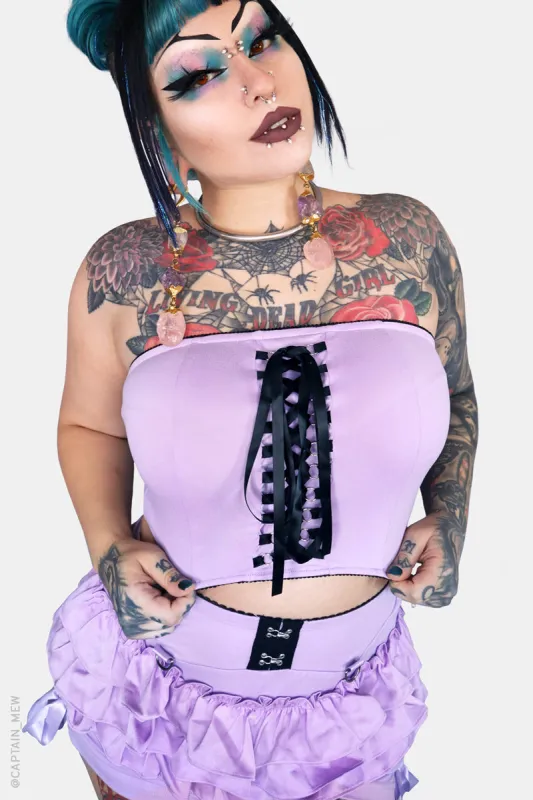 Lavender Fleur Tube Top sold by Forest Ink