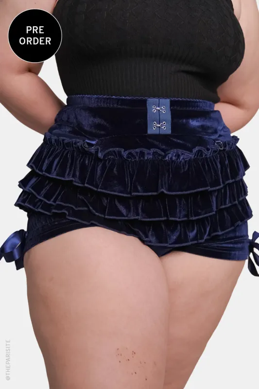 Blue Velvet Rosemary Bloomers sold by Forest Ink
