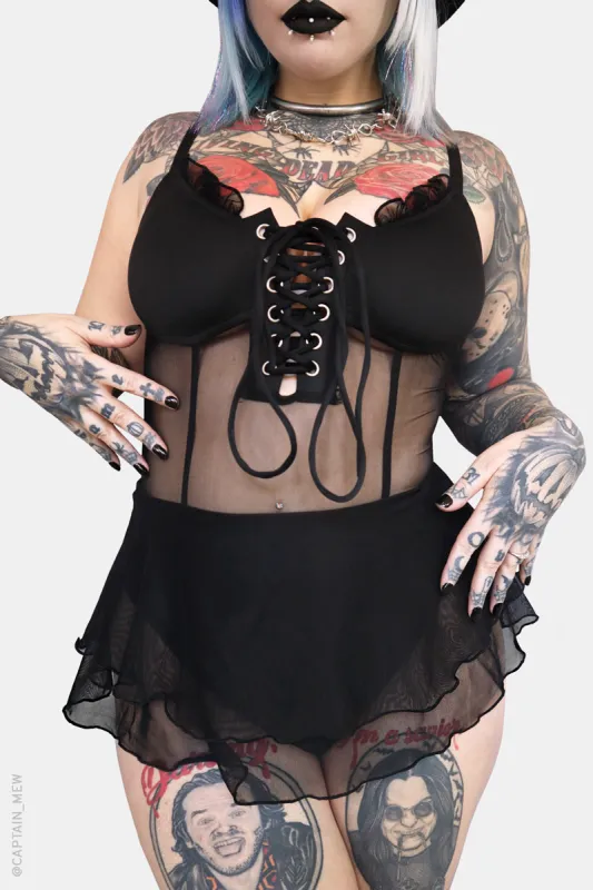 Strange Passion One Piece Swimsuit sold by Forest Ink