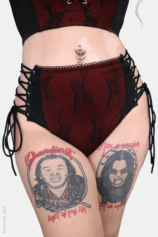 Deadly Kiss Bikini Bottoms sold by Forest Ink