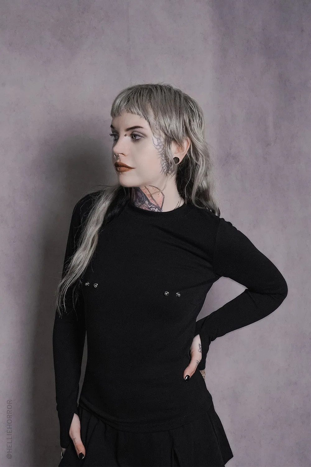 Pierced Long Sleeve Top sold by Forest Ink product image thumbnail 3