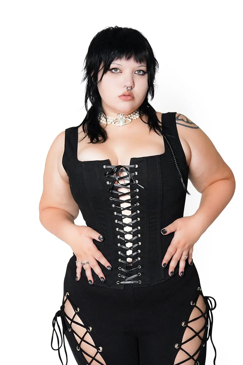 Black Dolly Corset sold by Forest Ink product image thumbnail 5