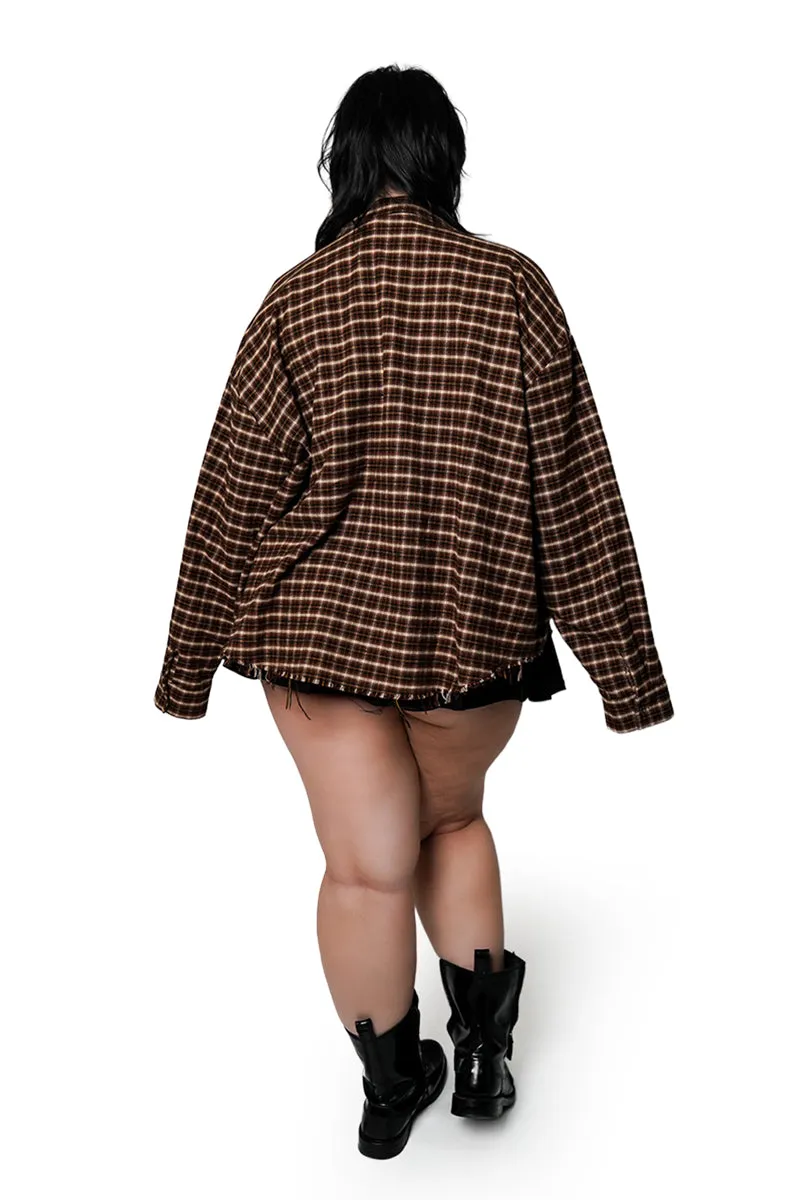 Lake Of Fire Oversized Flannel sold by Forest Ink product image thumbnail 4