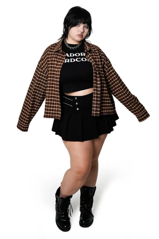 Lake Of Fire Oversized Flannel made by Forest Ink