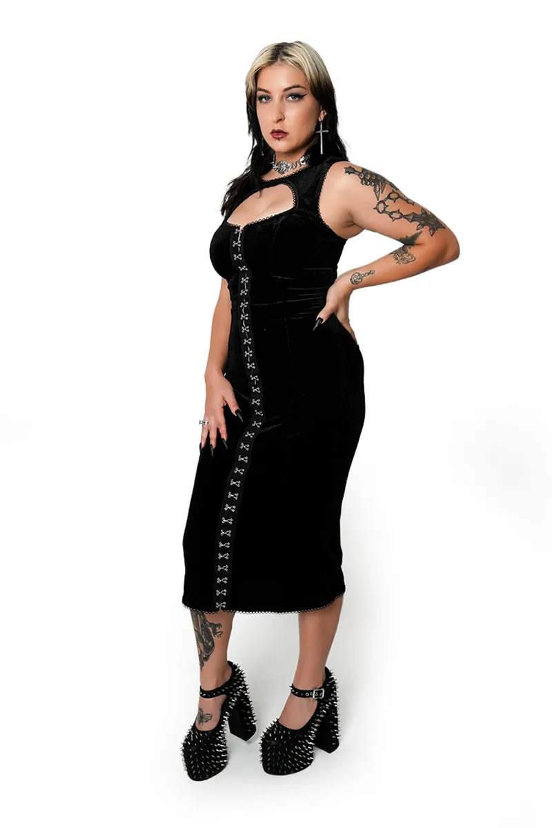 Moonspell Midi Dress sold by Forest Ink product image thumbnail 3