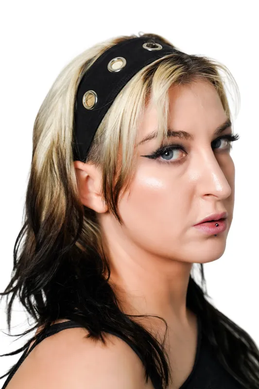 Grommet Headband made by Forest Ink