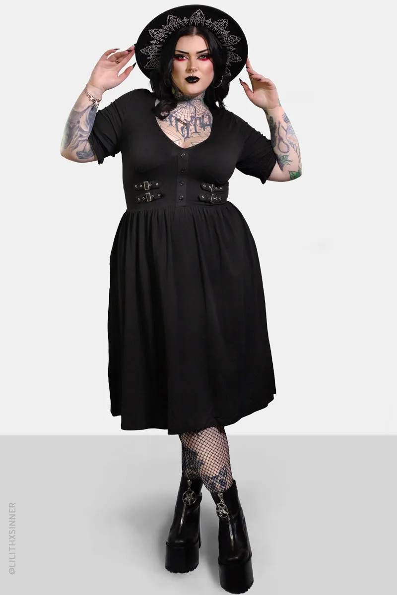 Oblivion Midi Dress sold by Forest Ink