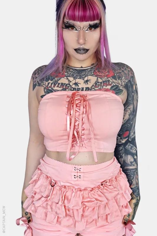 Blush Fleur Tube Top sold by Forest Ink