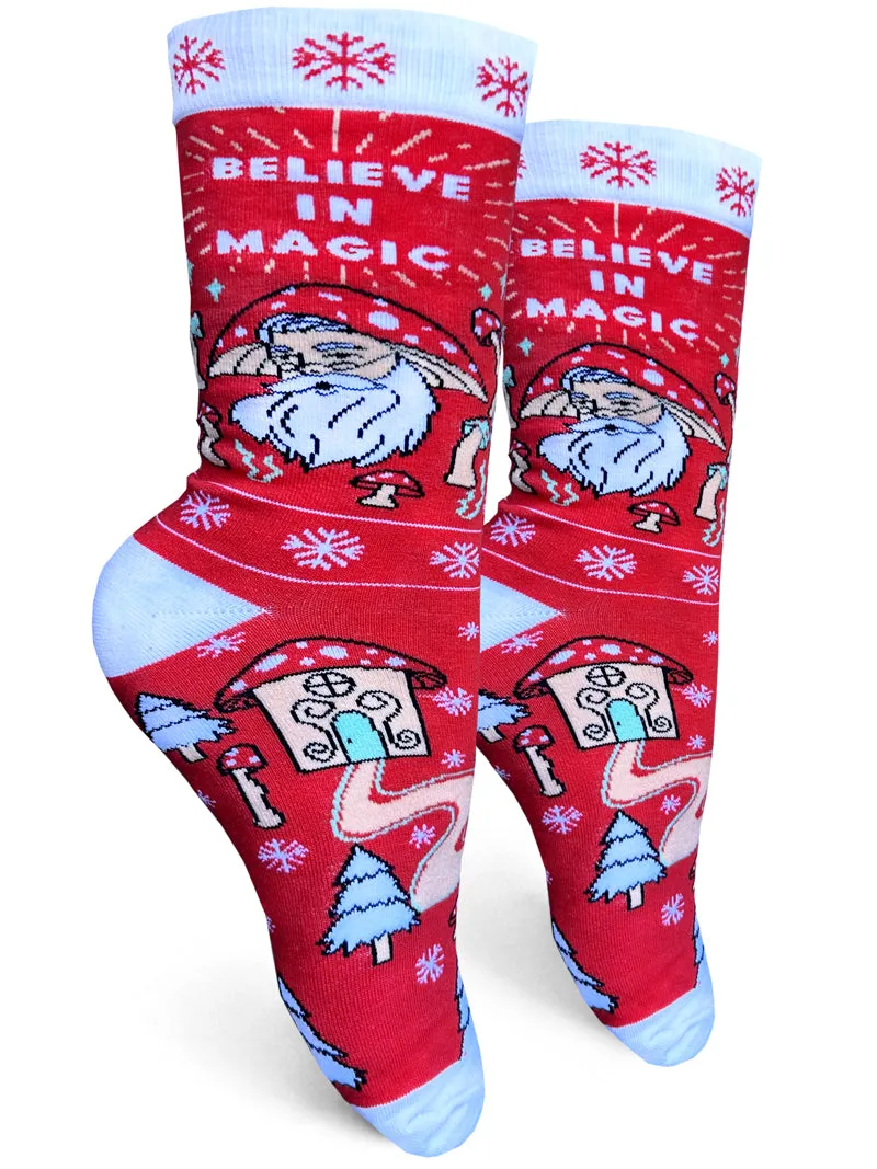 Believe In Magic Womens Crew Socks sold by Forest Ink