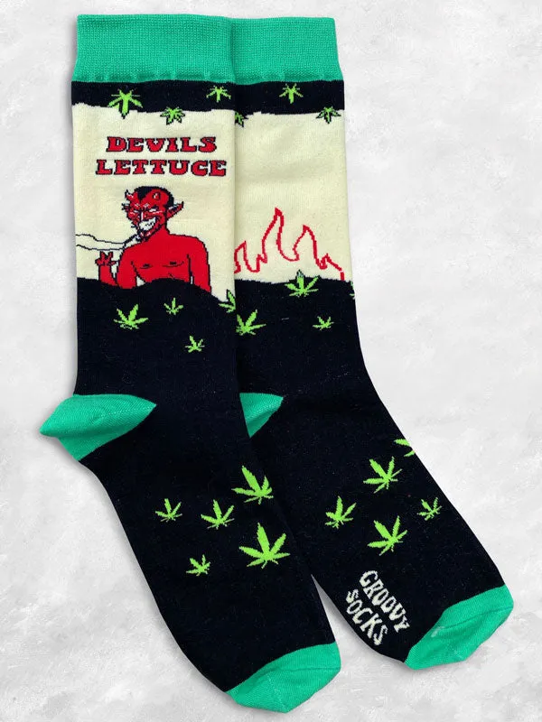 Devils Lettuce Mens Socks sold by Forest Ink product image thumbnail 2
