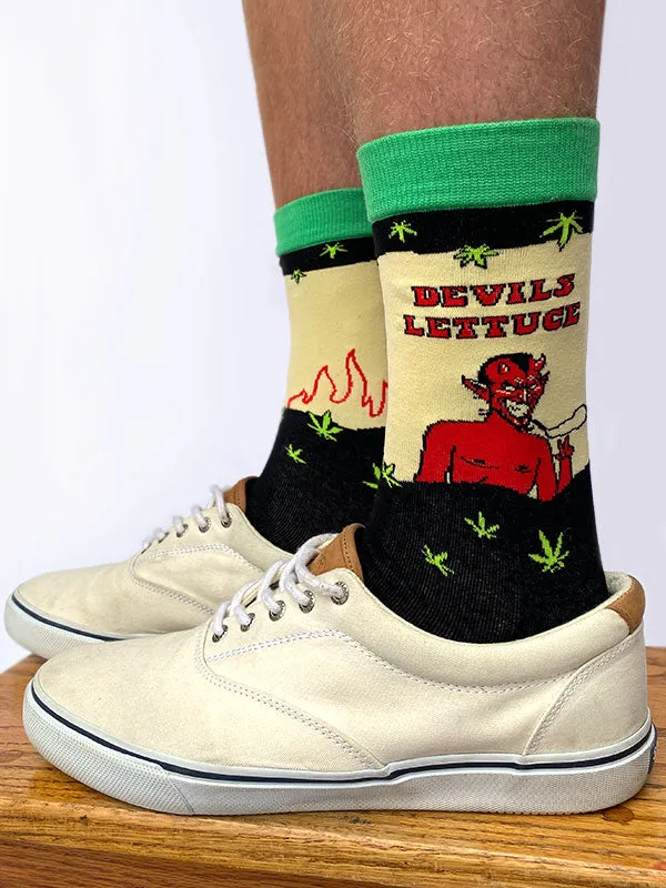 Devils Lettuce Mens Socks sold by Forest Ink product image thumbnail 3